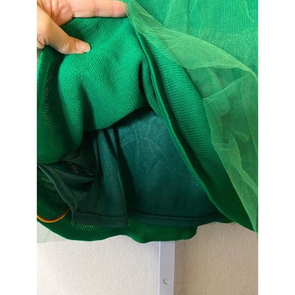 Planet Gold Christmas light up festive skirt Sz XS - Picture 4 of 10